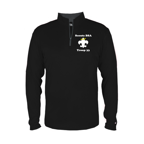 BSA TROOP 33 1/4 Zip Pull Over