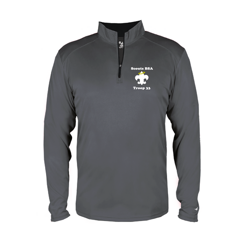 BSA TROOP 33 1/4 Zip Pull Over